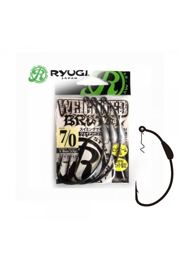 Ryugi HWB043 Weighted Pierce Black Nickel İğne No:7 (3 Adet)