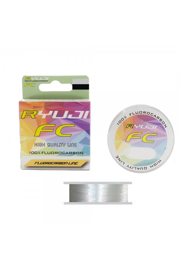 Ryuji %100 Fluoro Carbon 0,23mm 50m Misina Ryuji %100 Fluoro Carbon 0,23mm 50m Misina