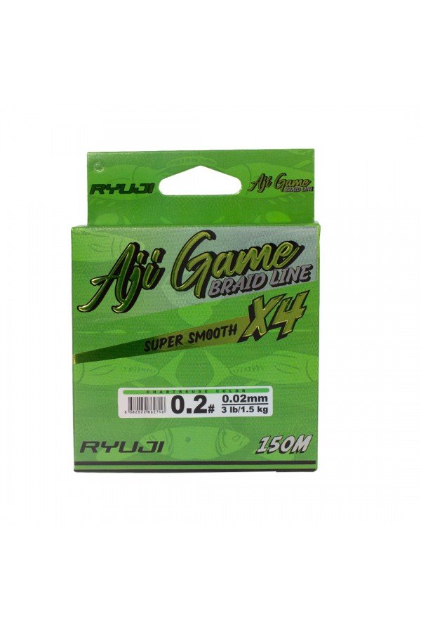 RYUJI AJI GAME 4X,150M, CHARTREUSE İP MİSİNA