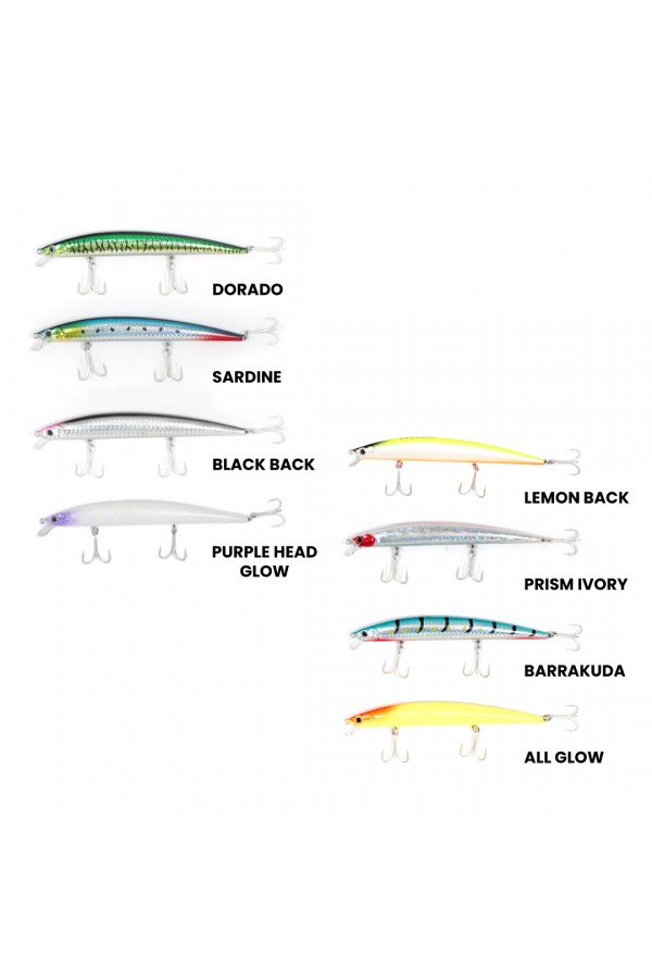 RYUJI BAY MINNOW SINKING 14.5CM, 24,5GR RYUJI BAY MINNOW SINKING 14.5CM, 24,5GR