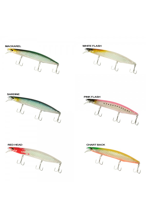 Ryuji Flash Minnow 14cm 28gr Floating Maket Yem Ryuji Flash Minnow 14cm 28gr Floating Maket Yem