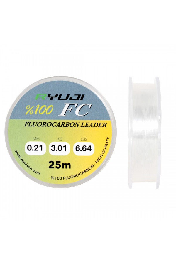 RYUJI FLUORO CARBON LEADER 25M, MİSİNA RYUJI FLUORO CARBON LEADER 25M, MİSİNA