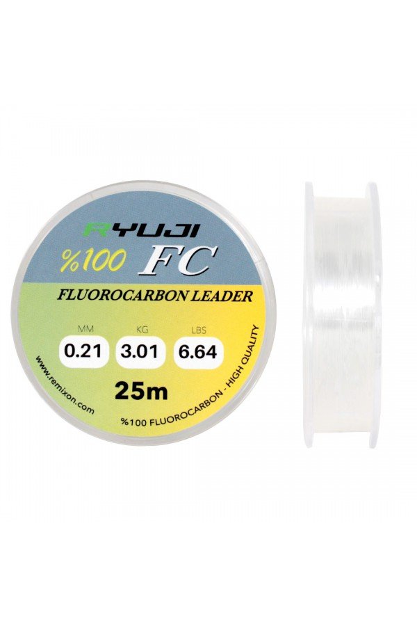 RYUJI FLUORO CARBON LEADER 25M, MİSİNA