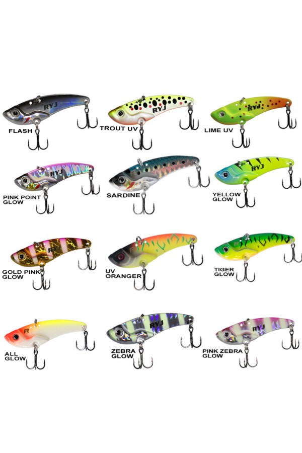 Ryuji Mirror Vib 9gr / 4.5cm Jig Yem Ryuji Mirror Vib 9gr / 4.5cm Jig Yem