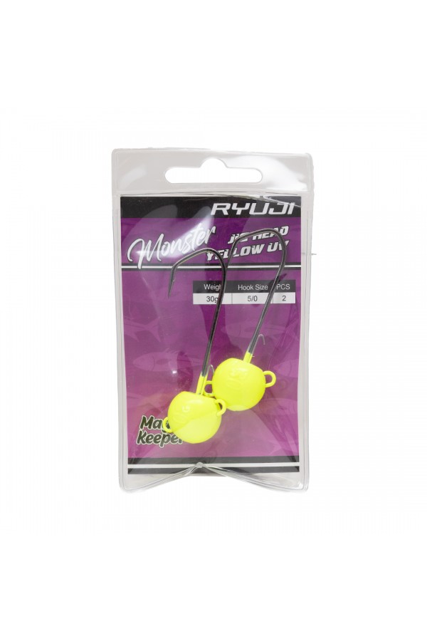 RYUJI MONSTER JIGHEAD YELLOW UV