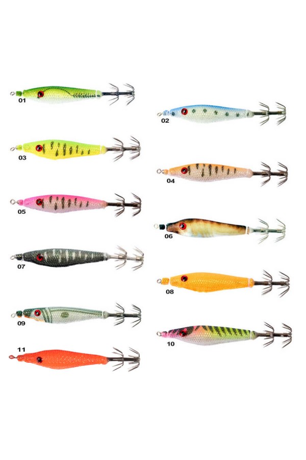 Ryuji New Soft Squid 7cm Silikon Kalamar Jighead Ryuji New Soft Squid 7cm Silikon Kalamar Jighead