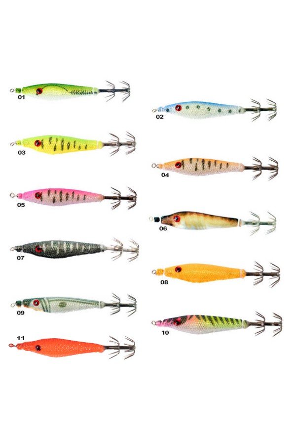 Ryuji New Soft Squid 7cm Silikon Kalamar Jighead