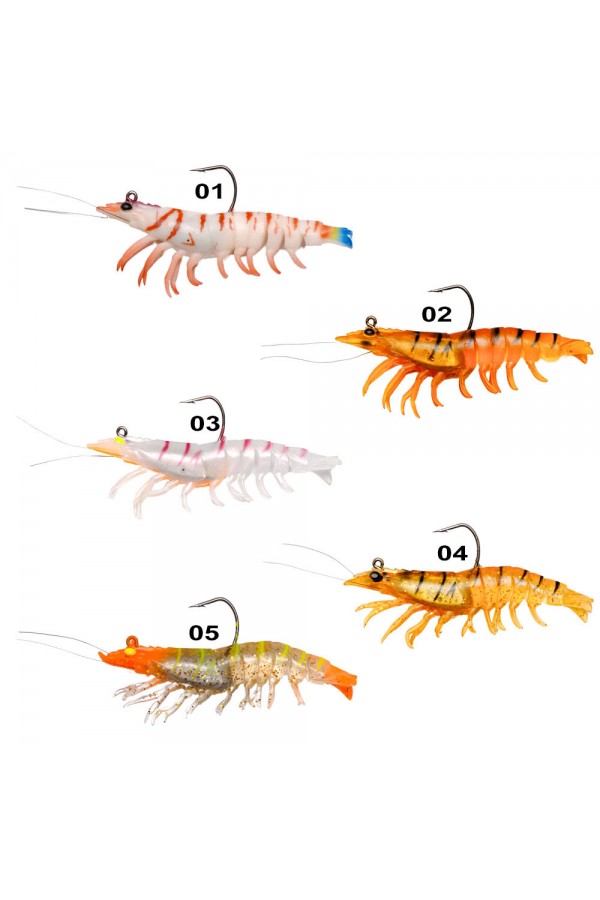 Ryuji Real Shrimp 7.6cm 12gr Silikon Yem Ryuji Real Shrimp 7.6cm 12gr Silikon Yem