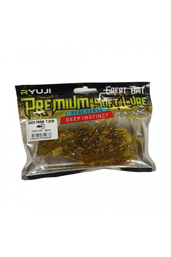 Ryuji Rock Craw 7.2 Cm 6 Adet