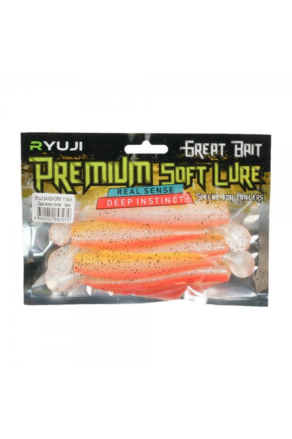 Ryuji Sandworm 11.5cm 12gr Silikon Yem (5 Adet)