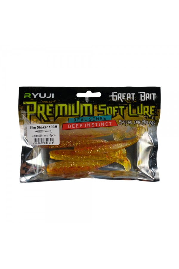 Ryuji Slim Shaker 10cm Silikon Yem (6 Adet) Ryuji Slim Shaker 10cm Silikon Yem (6 Adet)