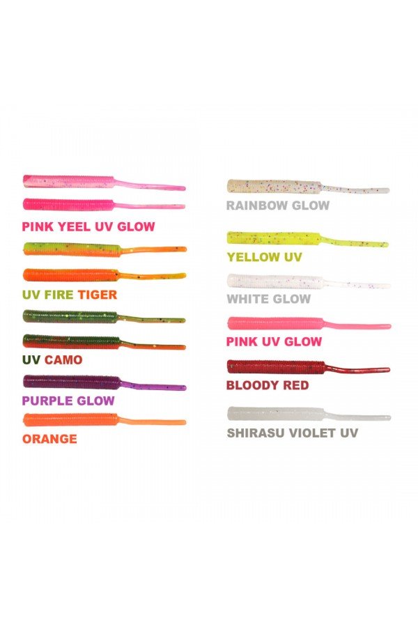 RYUJI TINY WORM TPR 5CM, 18AD