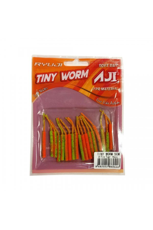 RYUJI TINY WORM TPR 5CM, 18AD