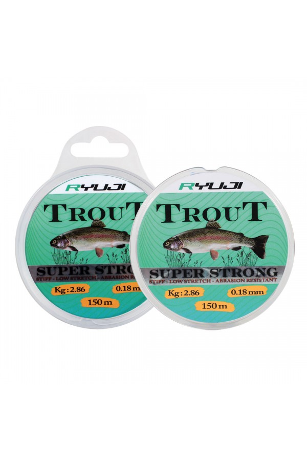 RYUJI TROUT 150M LIGHT GREY MİSİNA RYUJI TROUT 150M LIGHT GREY MİSİNA