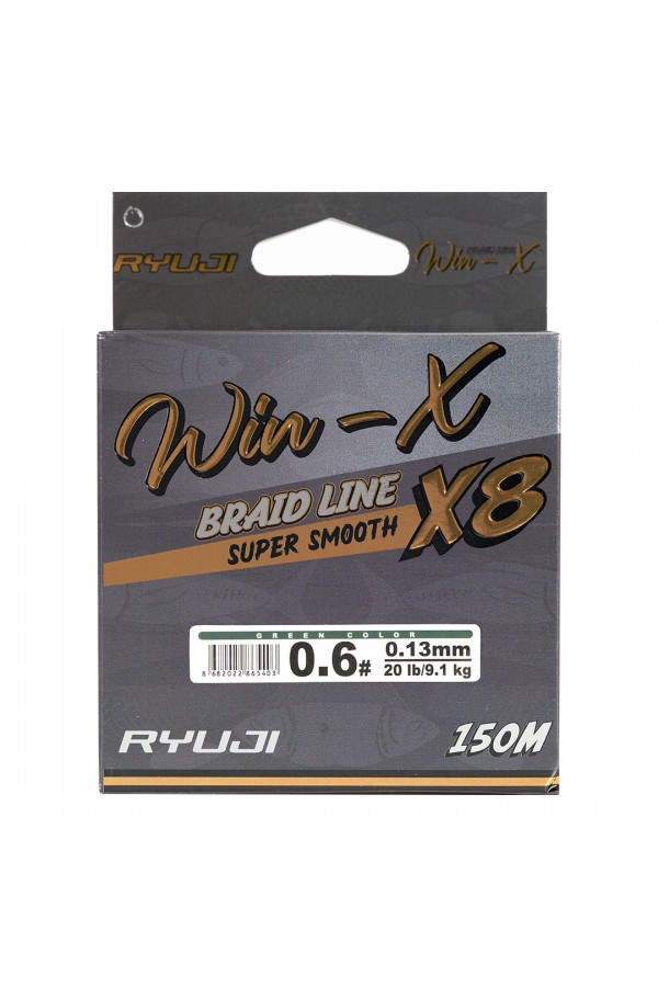 RYUJI WINX X8 150M GREEN İP MİSİNA RYUJI WINX X8 150M GREEN İP MİSİNA