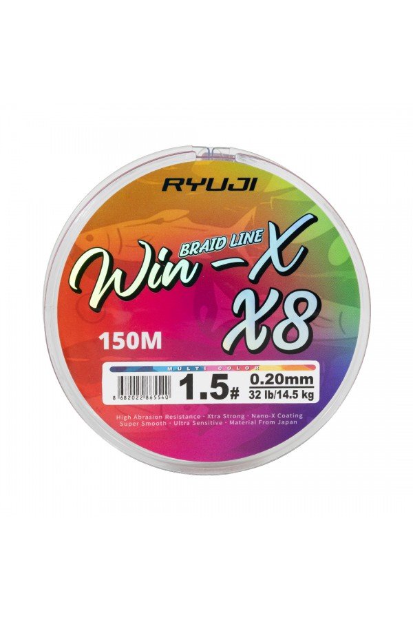 RYUJI WINX  X8 150M MULTI COLOR İP MİSİNA