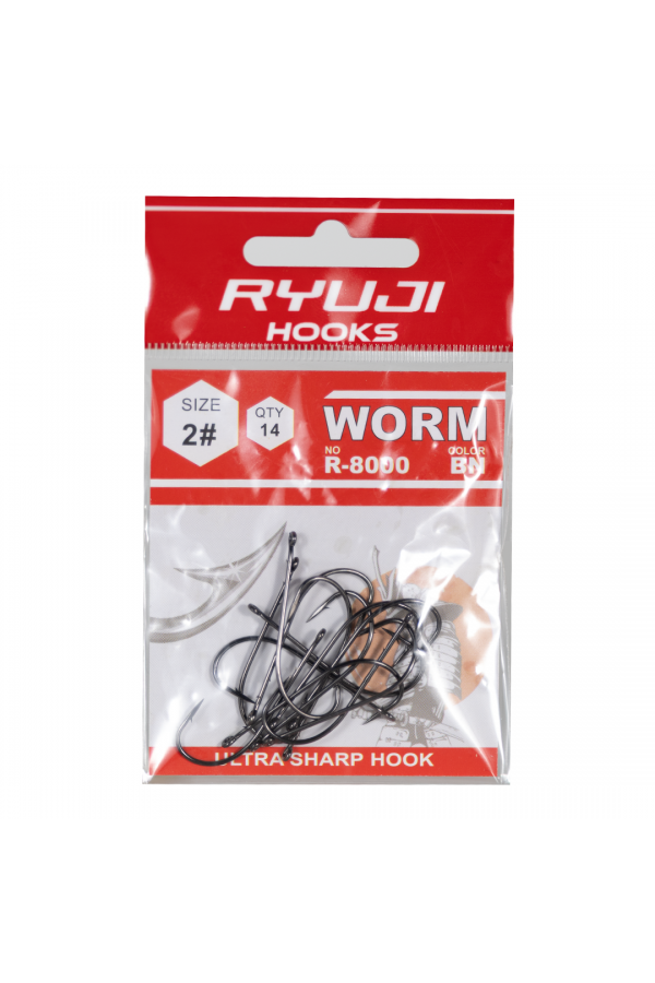 RYUJI WORM BLACK NICKEL İĞNE
