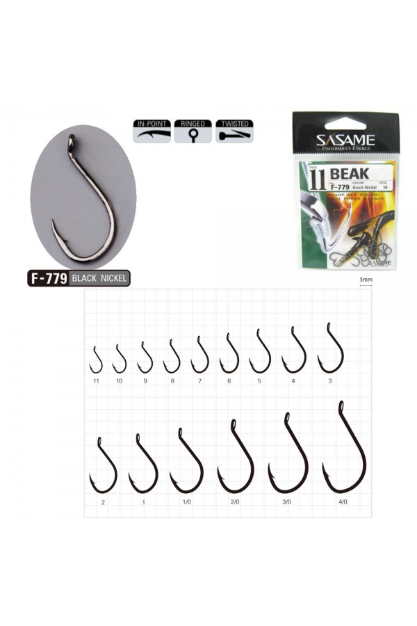 Sasame Beak F-779 Serisi Olta İğnesi Sasame Beak F-779 Serisi Olta İğnesi