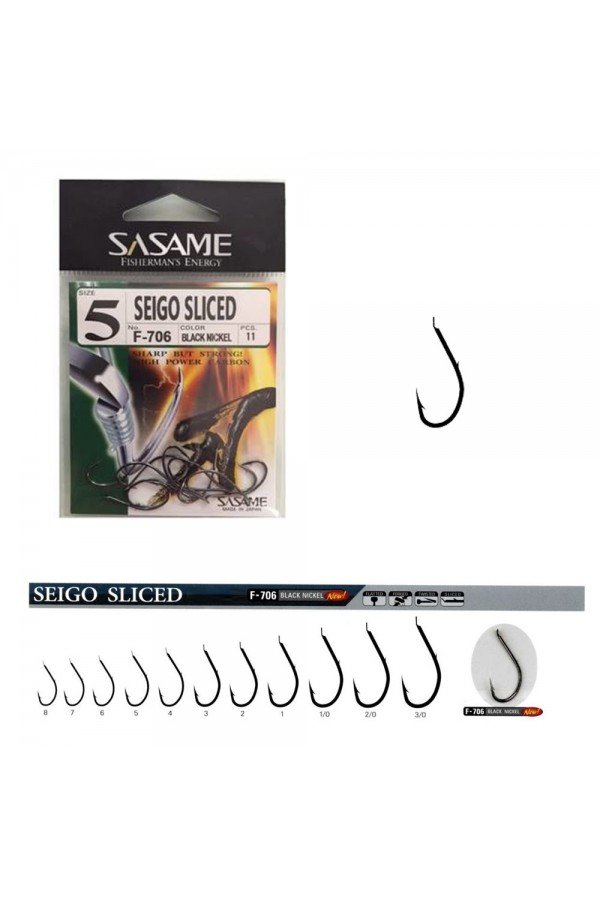 Sasame F-706 Seigo Sliced İğne (Black Nickel)