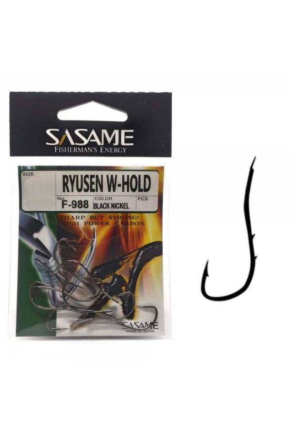 Sasame Ryusen W-Hold Black F-988 Serisi Olta İğnesi