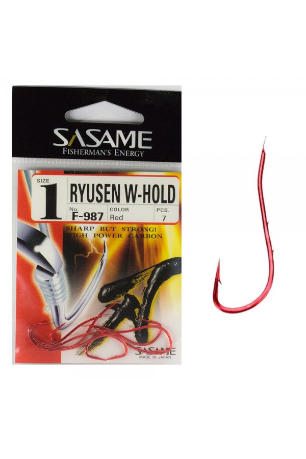 Sasame Ryusen W-Hold Red F-987 Serisi Olta İğnesi Sasame Ryusen W-Hold Red F-987 Serisi Olta İğnesi