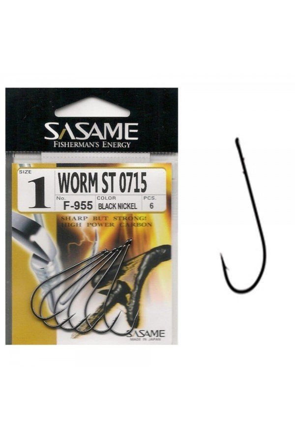 Sasame Worm F-955 Serisi Olta İğnesi