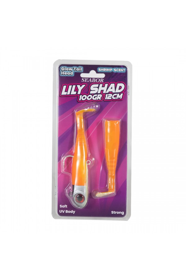 SEABOR LILY SHAD 100GR 2+1 SİLİKON YEM SEABOR LILY SHAD 100GR 2+1 SİLİKON YEM