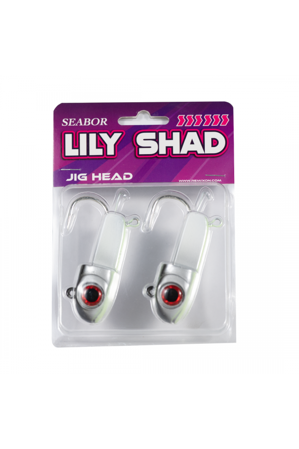 SEABOR ZOKA (LILY SHAD) 60GR (2 AD), WHITE GLOW