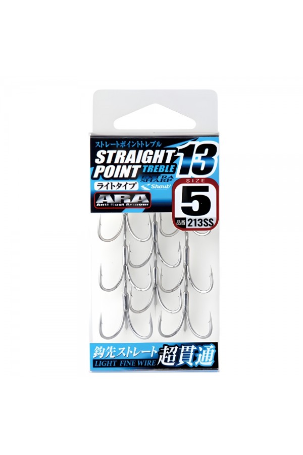 Shout Straight Point 13 Silver Üçlü İğne (8AD)