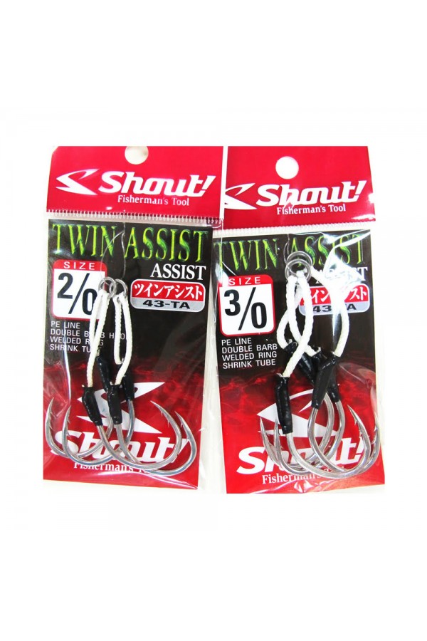 Shout Twin Assist Serisi Olta İğnesi Shout Twin Assist Serisi Olta İğnesi