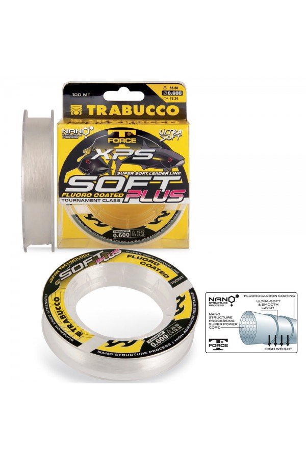 Trabucco TF XPS Soft Plus Fluoro Coated Misina Trabucco TF XPS Soft Plus Fluoro Coated Misina